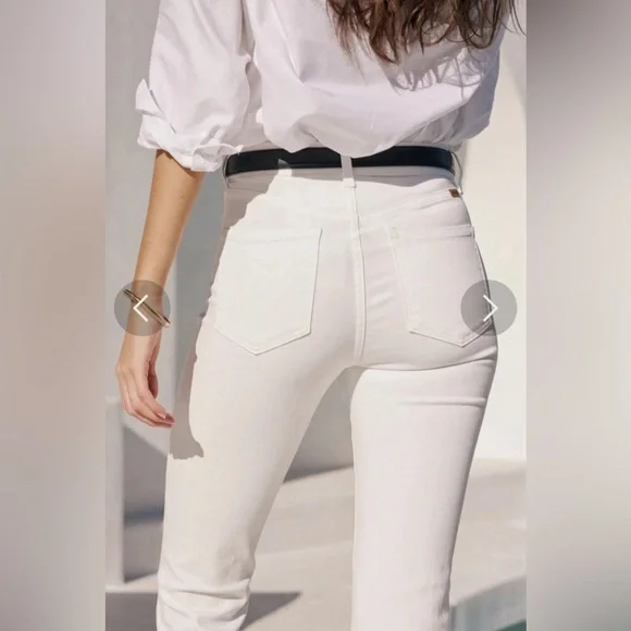 NWOT AYR The Pop In Salt Water Straight Ankle Jeans Size 30 - Picture 4 of 13